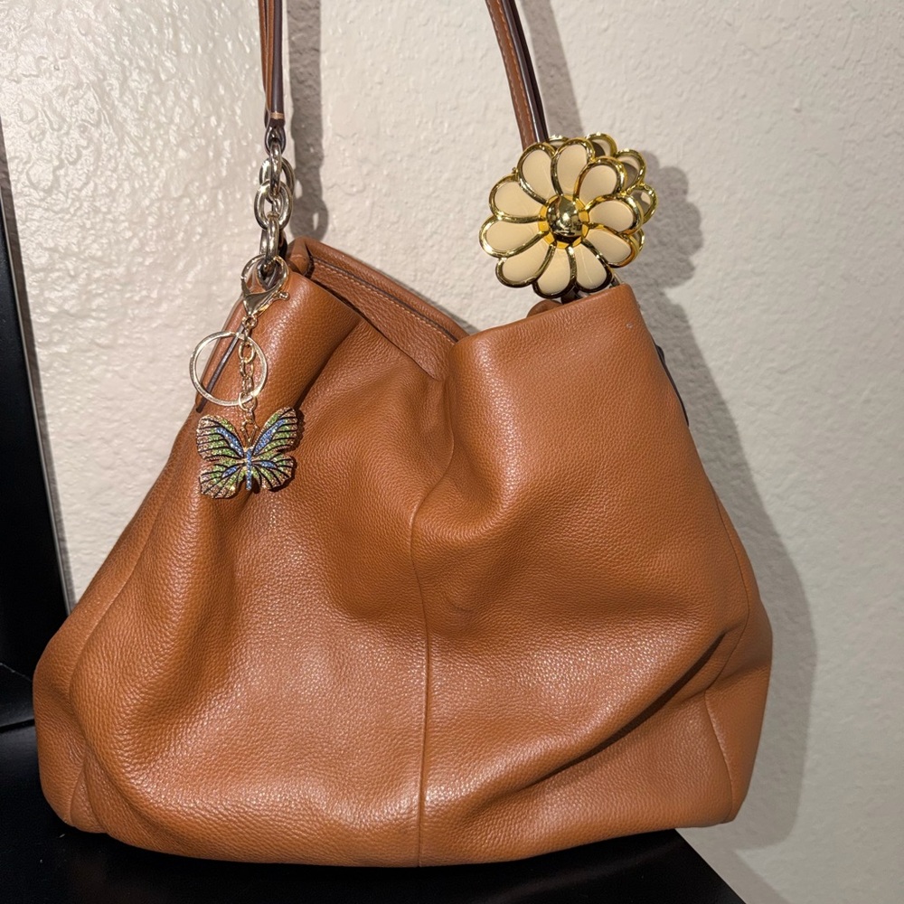 Coach Leather Hobo Shoulder Bag